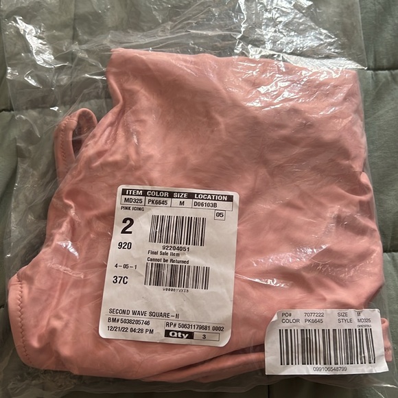 Madewell Pink Women's One Piece Swimsuit - Picture 5 of 5